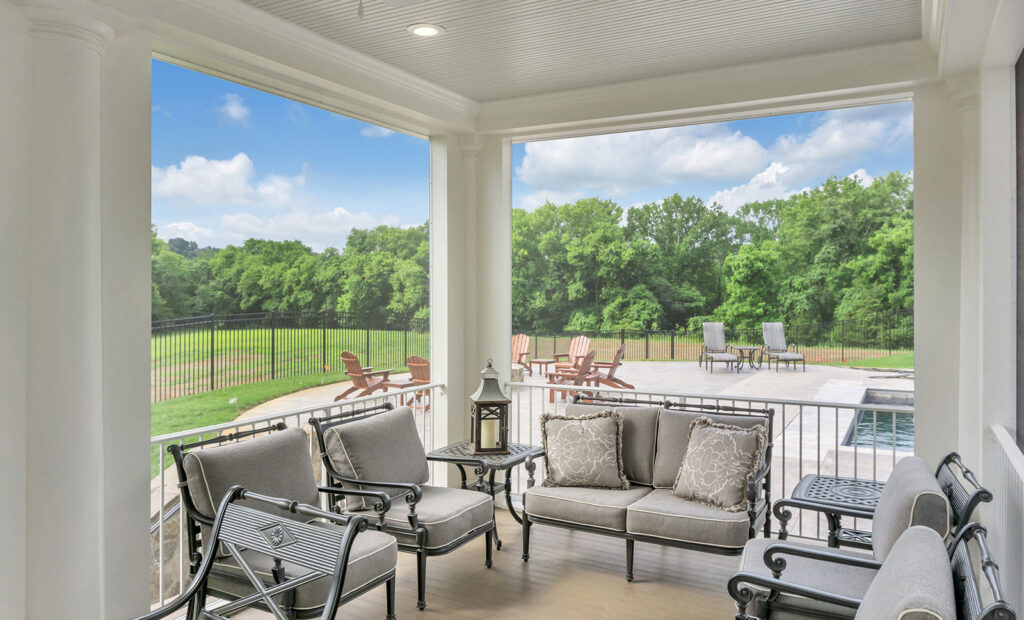 Enjoy The Perfect Fall Weather In Your New Covered Porch
